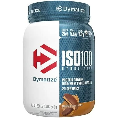 ISO100 Hydrolyzed 100% Whey Protein Isolate Choc Peanut butter 650g