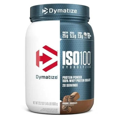 Dymatize ISO100 Hydrolyzed Whey Isolate Protein Powder Chocolate 650g
