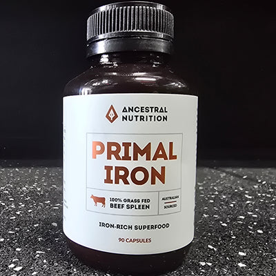 Ancestral Nutrition PRIMAL IRON Beef Spleen 90 capsules